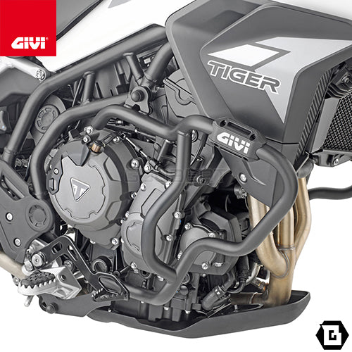 GIVI TN6415 エンジンガード クラッシュバー ブラック/TRIUMPH タイガー 900専用