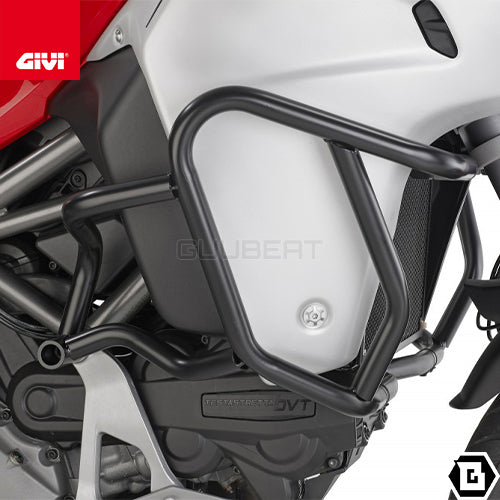 GIVI TN7408 エンジンガード クラッシュバー ブラック/DUCATI ムルティストラーダ 1260 ENDURO他専用