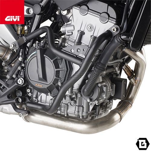 GIVI TN7708 エンジンガード クラッシュバー ブラック/KTM 890 デューク R / KTM 790 デューク専用