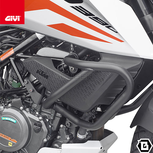 GIVI TN7711 エンジンガード クラッシュバー ブラック/KTM 390 アドベンチャー専用