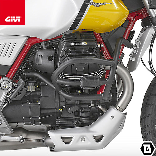 GIVI TN8203 エンジンガード クラッシュバー ブラック/MOTO GUZZI V85 TT専用