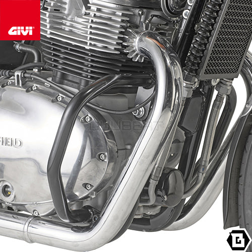 GIVI TN9051 エンジンガード クラッシュバー ブラック/ROYAL ENFIELD インターセプター 650他専用