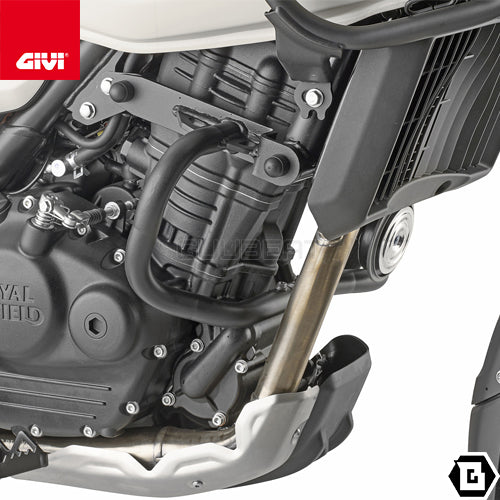 GIVI TN9059 エンジンガード クラッシュバー ブラック/ROYAL ENFIELD ゲリラ 450 / ROYAL ENFIELD ヒマラヤ専用