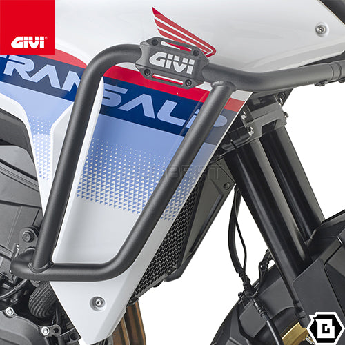 GIVI TNH1201 エンジンガード クラッシュバー ブラック/HONDA XL750 トランザルプ専用
