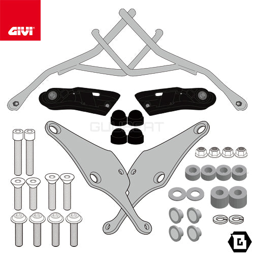 GIVI TR2139 サイドバッグサポート クイックリリース機能付き REMOVE-X (リムーブエックス)/YAMAHA トレーサー 900他専用