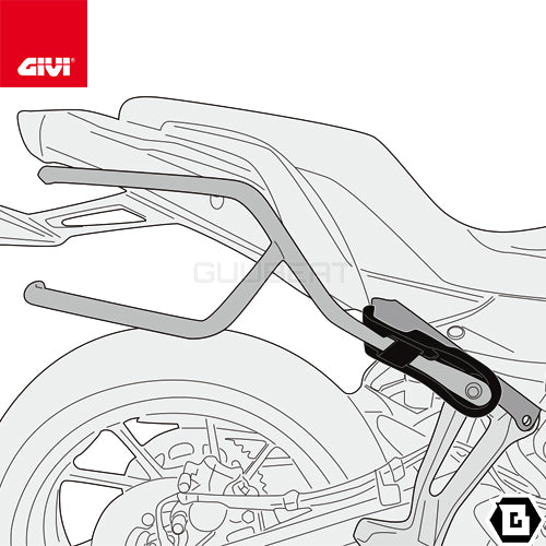 GIVI TR2148 サイドバッグサポート クイックリリース機能付き REMOVE-X (リムーブエックス)/YAMAHA トレーサー 700他専用