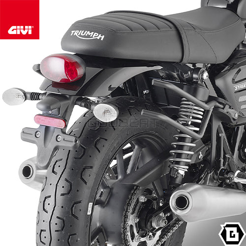 GIVI TR6407 サイドバッグサポート クイックリリース機能付き REMOVE-X (リムーブエックス)/TRIUMPH ストリートツイン 900 / 他専用