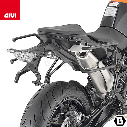 GIVI TR7708 サイドバッグサポート クイックリリース機能付き REMOVE-X (リムーブエックス)/KTM 890 デューク R専用