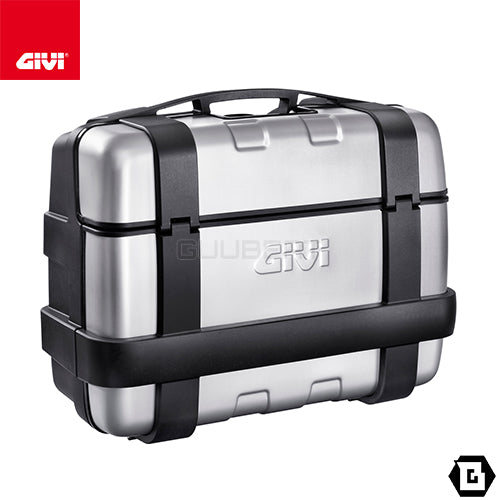 GIVI TRK33N TREKKER トップ・サイドケース兼用 アルミカバータイプ MONOKEYタイプ 33L容量 ブラック / シルバー