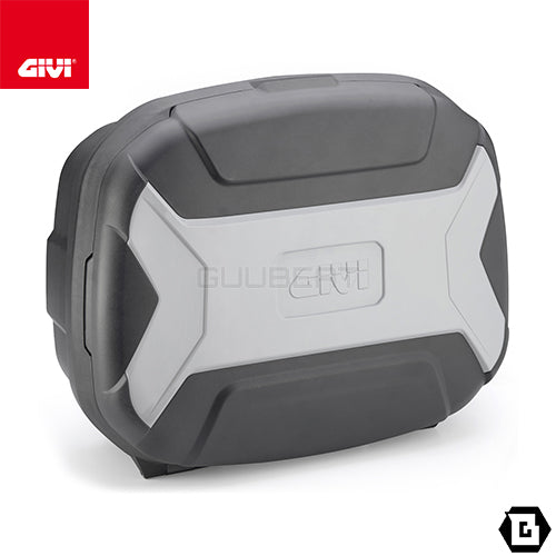 GIVI TRK35BN TREKKER トップ・サイドケース兼用 1ケース アルミカバータイプ MONOKEYタイプ 35L容量 ブラック / グレー