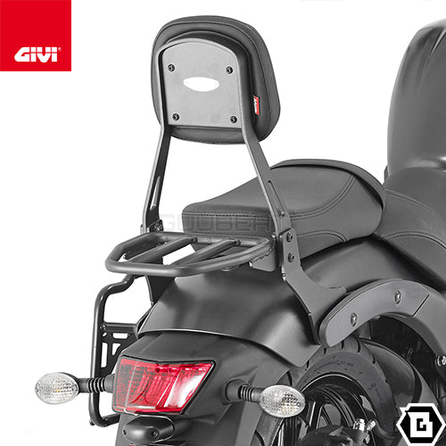GIVI TS4115B バックレスト キャリア付き ブラック/KAWASAKI バルカン S専用