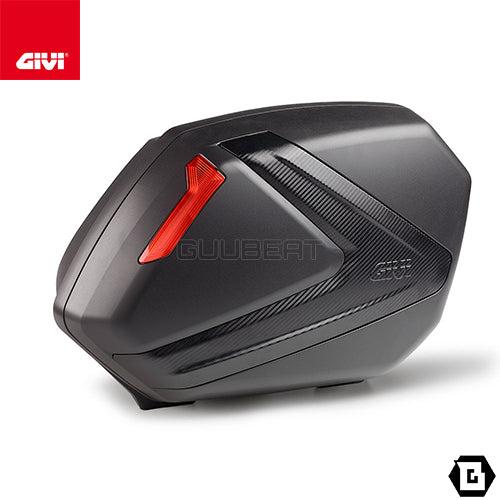 GIVI V37NN MONOKEY SIDE サイドケース レッドレンズ 左右セット 片側37L容量 ブラック