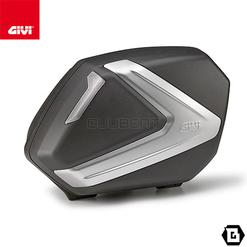 GIVI V37NT MONOKEY SIDE サイドケース クリアレンズ 左右セット 片側37L容量 ブラック / シルバー