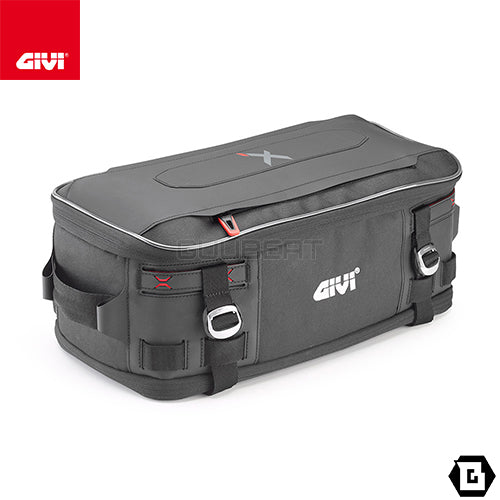 GIVI XL01B カーゴバッグ 防水 15 - 20L容量可変 X-lineシリーズ ブラック
