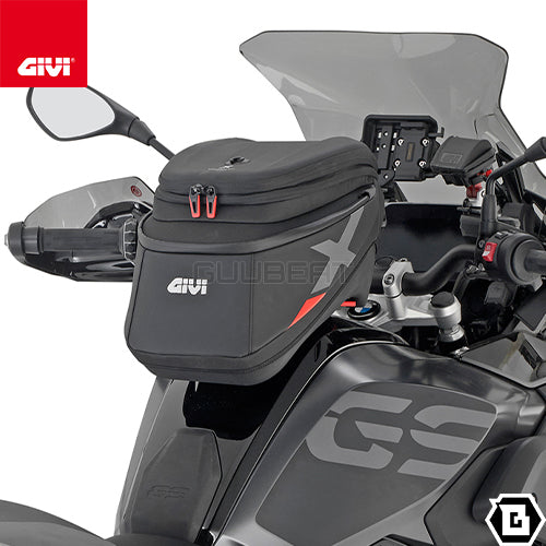 GIVI XL04B タンクバッグ タンクロック ( TANKLOCK ) 15L - 20L容量可変 X-lineシリーズ ブラック/BMW R 1300 RT他専用