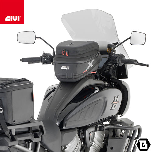 GIVI XL06B タンクバッグ タンクロック ( TANKLOCK ) 15L - 20L容量可変 X-lineシリーズ ブラック