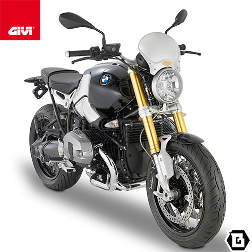 GIVI 100AL スクリーン バイザー 汎用 アルミニウム／TRIUMPH トライデント 660 / ROYAL ENFIELD インターセプター 650 / TRIUMPH ボンネビル T120 / TRIUMPH ストリートツイン 900他専用