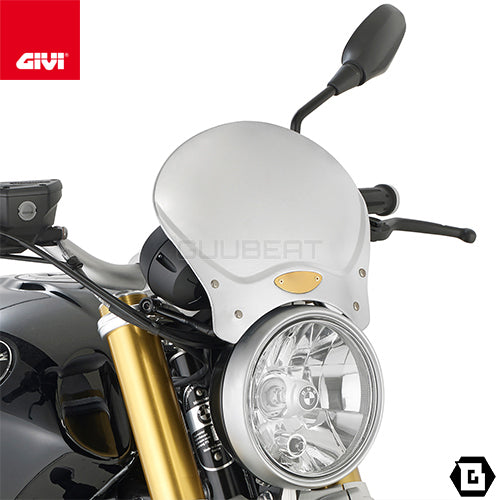 GIVI 100AL スクリーン バイザー 汎用 アルミニウム／HONDA レブル500 / YAMAHA XSR 900 / YAMAHA XSR 700専用
