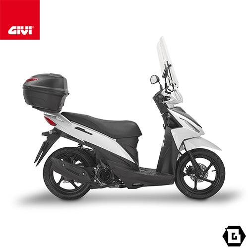 GIVI 107A スクリーン クリア／SUZUKI アドレス 110 / SYM シンフォニー S 151 / SYM シンフォニー S 150他専用