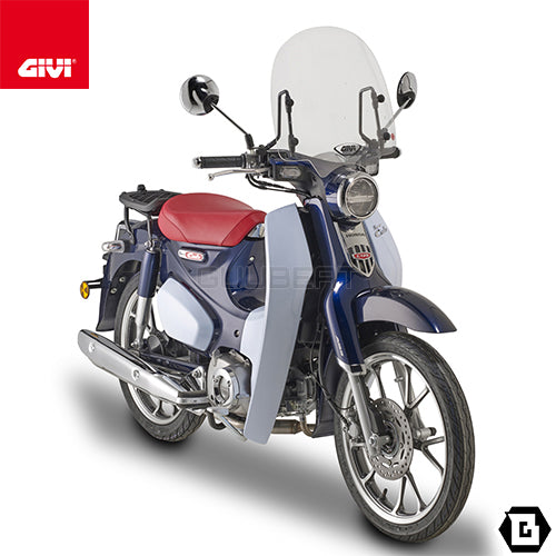 GIVI 1168A スクリーン クリア／HONDA スーパーカブ C125 / HONDA スーパーカブ C125専用