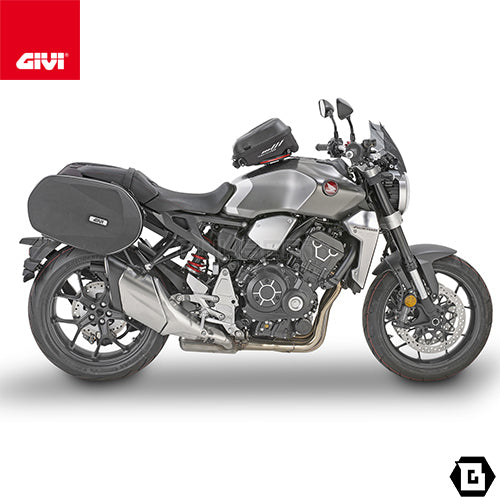 GIVI 1173S スクリーン スモーク／BENELLI 502 C / CFMOTO 700 CL-X / HONDA CB1000R / HONDA CB 650 R他専用