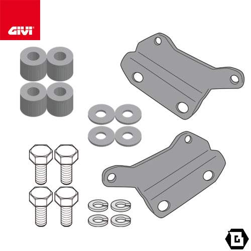 GIVI 1208KIT ステルスシステム取付キット STL1208専用 タイプ｜HONDA CBR 650 R / CB 650 R / CB650R 対応