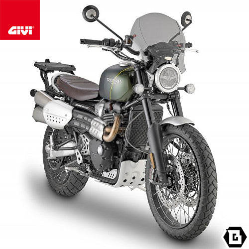 GIVI 140S スクリーン 汎用 スモーク／HONDA レブル500 / YAMAHA XSR 900 / YAMAHA XSR 700 / BENELLI レオンチーノ 800専用