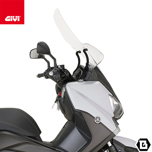 GIVI 2111DT スクリーン クリア／MBK SKYLINER 125-250 / MBK EVOLYS 125-250 / YAMAHA XMAX 400 / YAMAHA XMAX 250 / YAMAHA XMAX 125専用