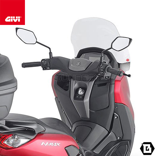 GIVI 2153DT スクリーン クリア／YAMAHA NMAX 155 / YAMAHA NMAX 125専用