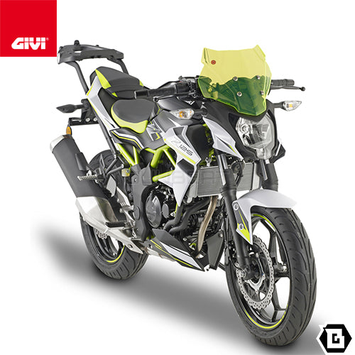 GIVI 4125GR スクリーン グリーン／KAWASAKI Z 125 EUモデル専用