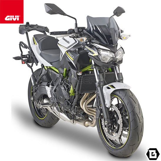 GIVI 4128S スクリーン スモーク／YAMAHA MT-03 321cc / KAWASAKI Z 650専用