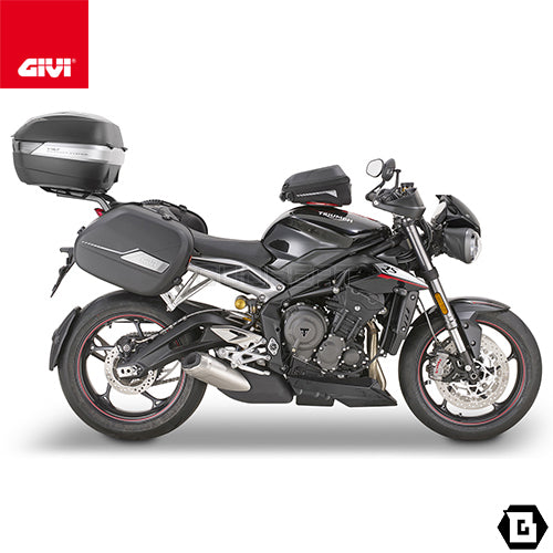 GIVI 6412FZ リアキャリア モノラック MONORACK／TRIUMPH ストリートトリプル 765専用