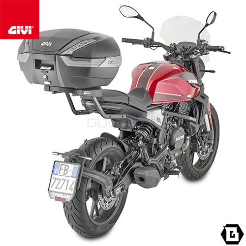 GIVI 9351FZ リアキャリア モノラック MONORACK／MOTO MORINI SEIEMMEZZO STR 650 / MOTO MORINI SEIEMMEZZO SCR 650専用