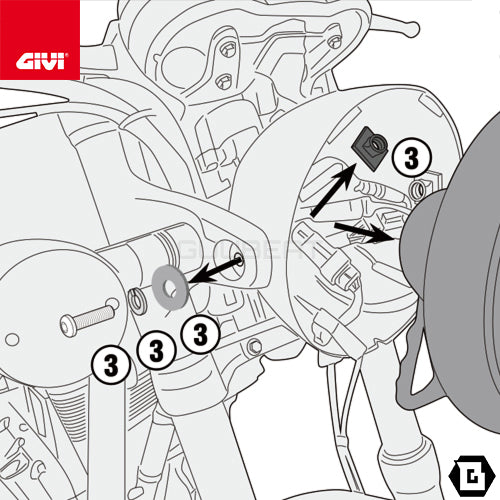 GIVI A201 ユニバーサルスクリーン スモーク／KAWASAKI Z 900 RS / BENELLI インペリアーレ 400専用