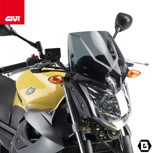 GIVI A286 スクリーン スモーク／YAMAHA XJ6 / YAMAHA XJ6 / YAMAHA XJ6 ディバージョン / YAMAHA XJ6 ディバージョン F専用