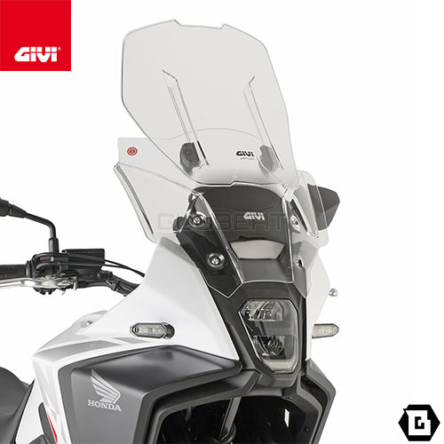 GIVI AF1203B スクリーン Airflow スライド 可変式 クリア／HONDA NX 500 / HONDA NX 400専用