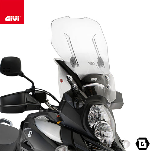 GIVI AF3105B クリアスクリーン Airflow（エアフロー）スライド可変式ウインドシールド｜SUZUKI Vストローム 1000 対応