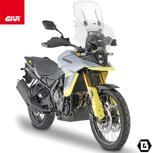GIVI AF3125B クリアスクリーン Airflow（エアフロー）スライド可変式ウインドシールド｜SUZUKI V-STROM 800DE / V-STROM 800SE 対応