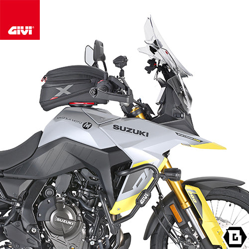 GIVI AF3125B クリアスクリーン Airflow（エアフロー）スライド可変式ウインドシールド｜SUZUKI V-STROM 800DE / V-STROM 800SE 対応