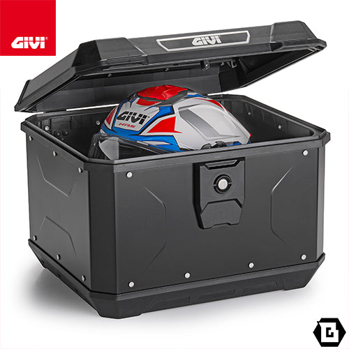 GIVI ALP44B2 ALPINA アルミトップケース 44L MONOLOCKタイプ 軽量アルミ構造 クラブロックシステム採用 マットブラック仕上げ