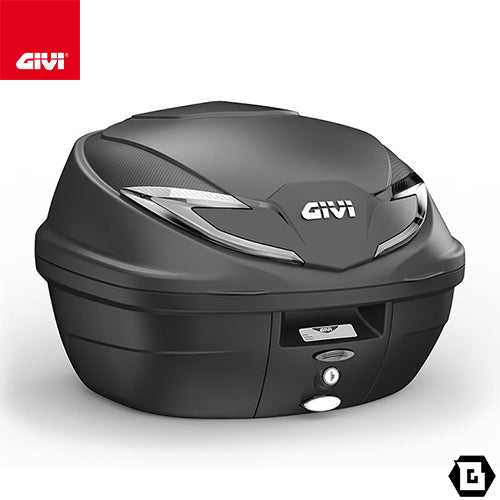 GIVI B360NT2 モノロックトップケース 36L｜ユニバーサルベース付属 2ジェットヘルメット収納可 カーボンルック／スモークリフレクター