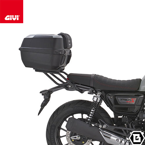 GIVI B45+ トップケース MONOLOCKタイプ 45L容量 伸縮ネット・バックレスト・ベースプレート付属 ブラック