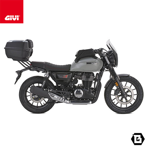 GIVI B45+ トップケース MONOLOCKタイプ 45L容量 伸縮ネット・バックレスト・ベースプレート付属 ブラック