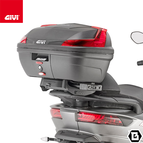 GIVI B47NML トップケース MONOLOCKタイプ 47L容量 BLADE レッドレンズ ベースプレート付属 ブラック
