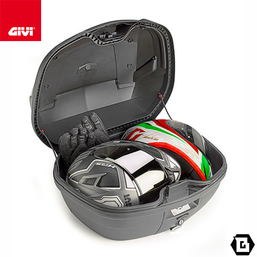 GIVI B47NTML トップケース MONOLOCKタイプ 47L容量 BLADE TECH クリアレンズ ベースプレート付属 ブラック