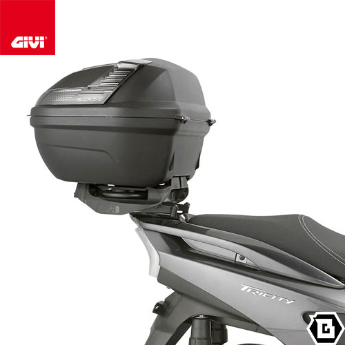 GIVI B47NTML トップケース MONOLOCKタイプ 47L容量 BLADE TECH クリアレンズ ベースプレート付属 ブラック