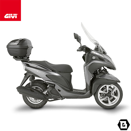 GIVI B47NTML トップケース MONOLOCKタイプ 47L容量 BLADE TECH クリアレンズ ベースプレート付属 ブラック