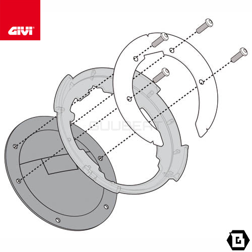 GIVI BF12 タンクロック アタッチメント／KTM 390 デューク / KTM 200 デューク / KTM 125 デューク専用