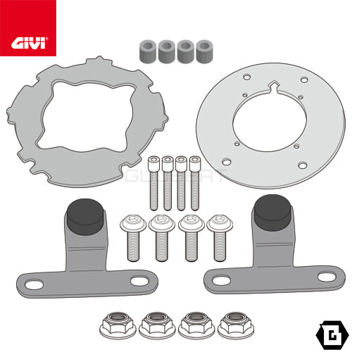 GIVI BF61 タンクロック アタッチメント／YAMAHA テネレ 700専用