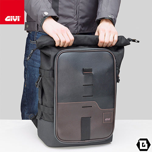 GIVI CRM101 バックパック CORIUMシリーズ 18L 防水インナーバッグ付 レトロスタイル対応